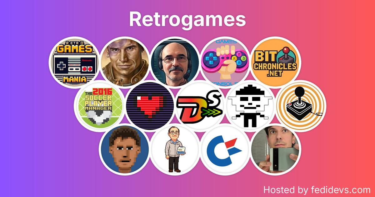 Retrogames - Mastodon Starter Pack