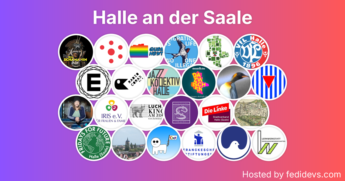 Halle an der Saale - Mastodon Starter Pack